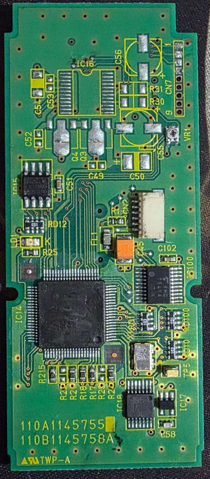 PLACA SETUP 530 INFERIOR - CONECTOR 6PIN